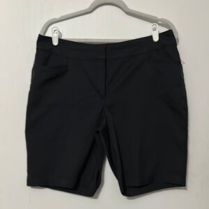 PGA Tour Black Bermuda Shorts Stretchy Performance
